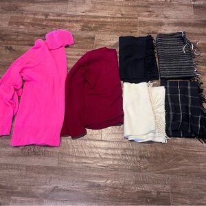 100% Cashmere Cutter Lot Crafting Scrap Upcycle Recycle Scarf Sweater READ